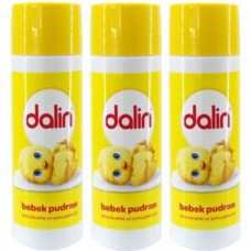 3 Adet Dalin Bebek Pudrası 90gr 